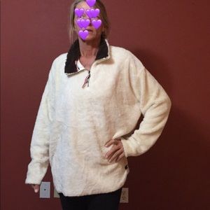 Fleece pullover. Worn once.